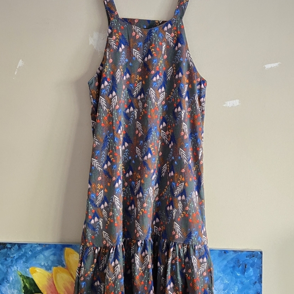 A Shappe Vintage Shift Floral Print Midi Dress - Picture 14 of 15